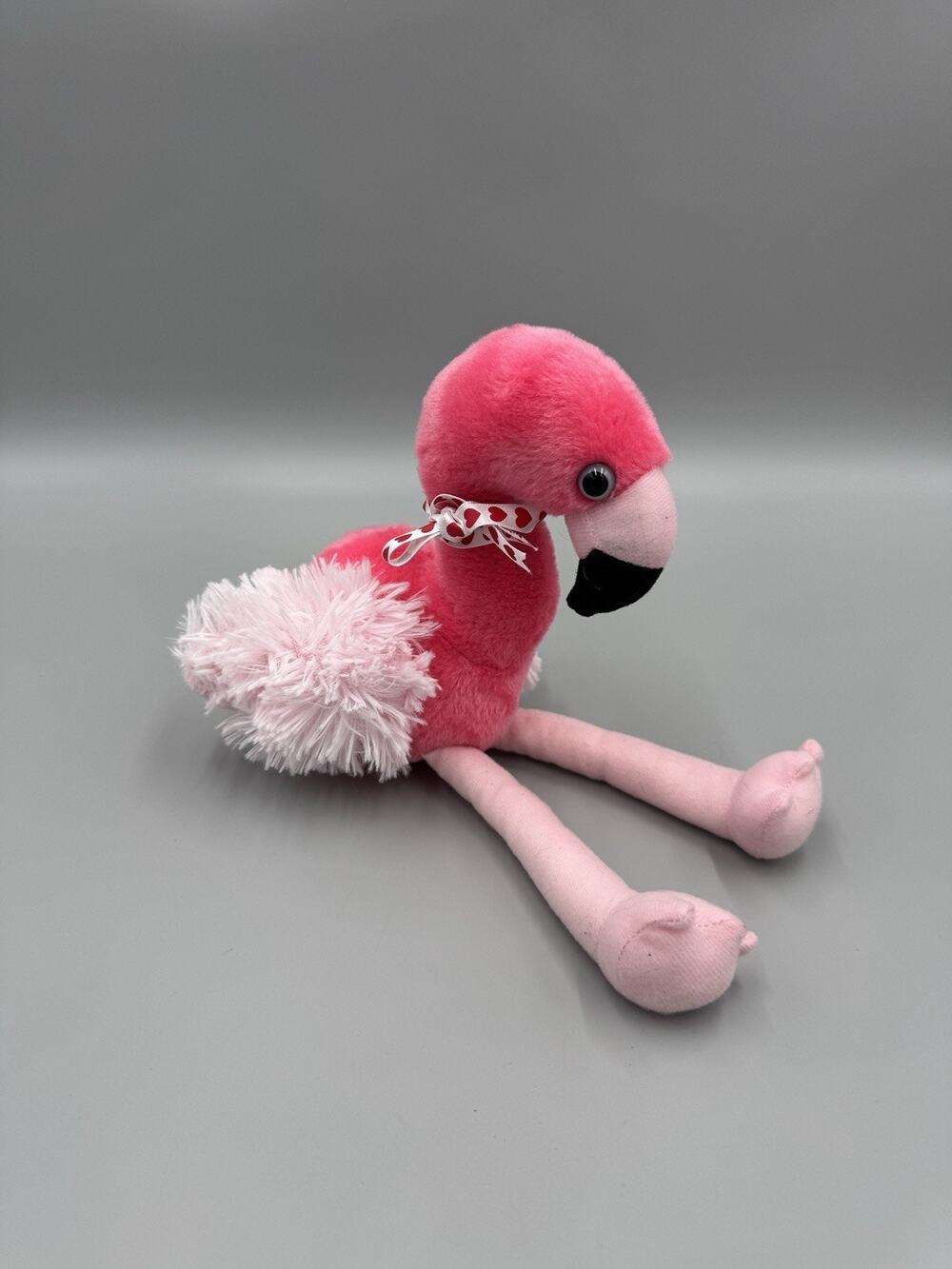 Small Pink Flamingo Bird Plush 7 Inch Stuffed Animal Frankford